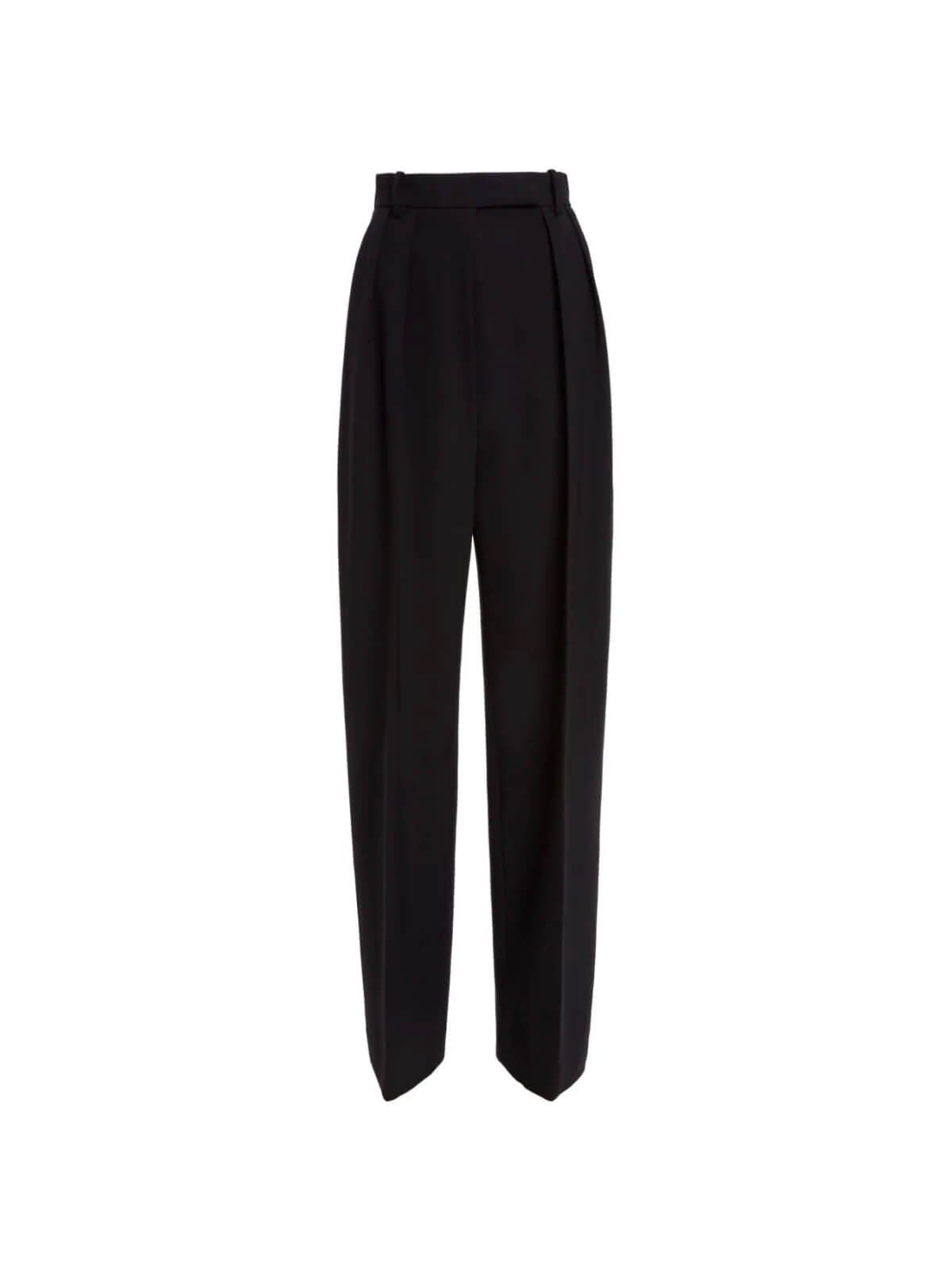 Pleated High Waisted Trousers - Image 2