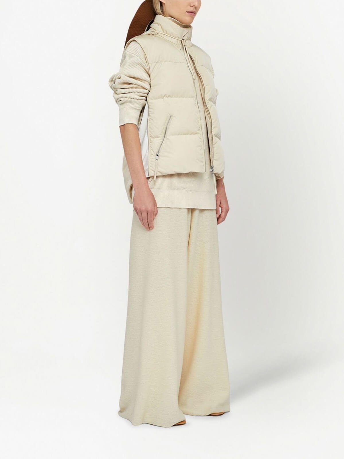 High-neck padded Gilet - Image 3