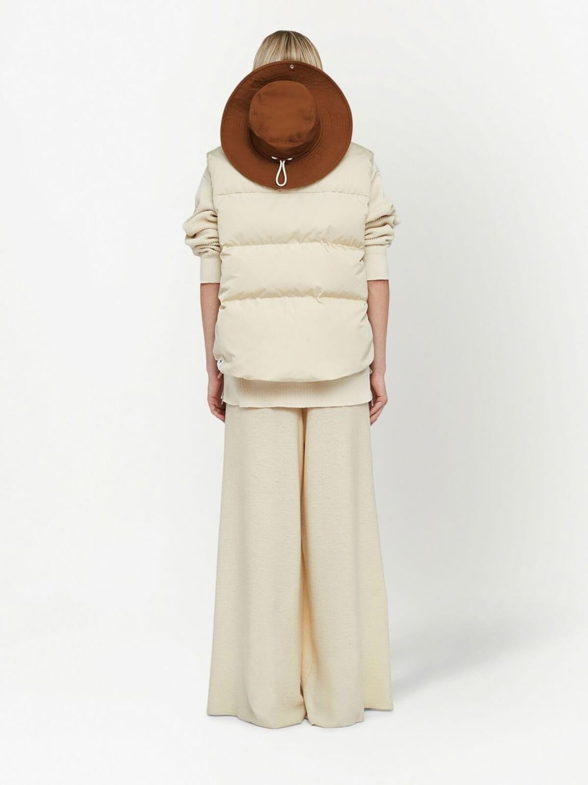 High-neck padded Gilet - Image 4